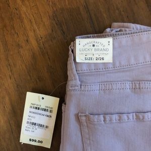 Lucky Brand Lavender Super Skinny Jeans